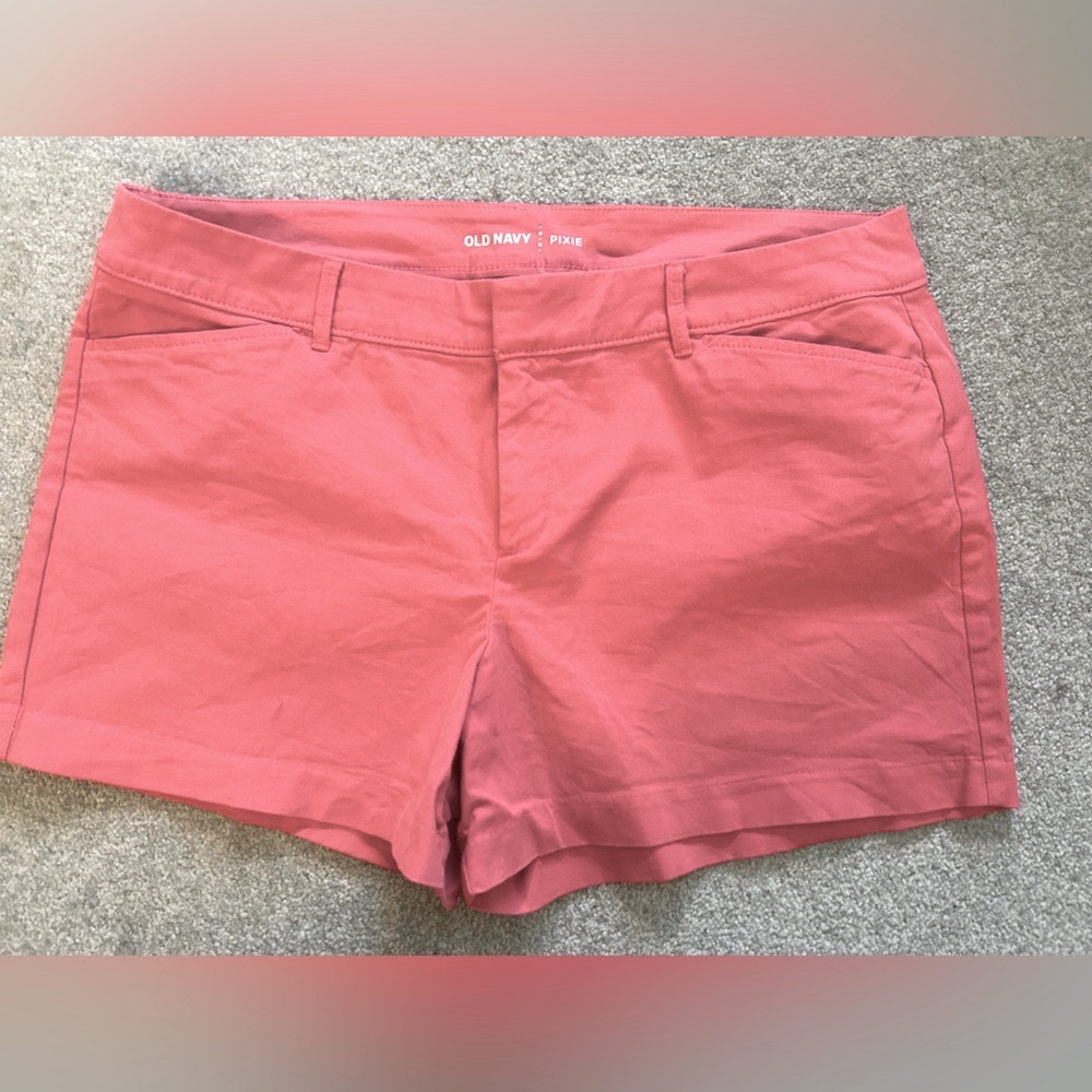 Salmon Old Navy Pixie Short Size 12